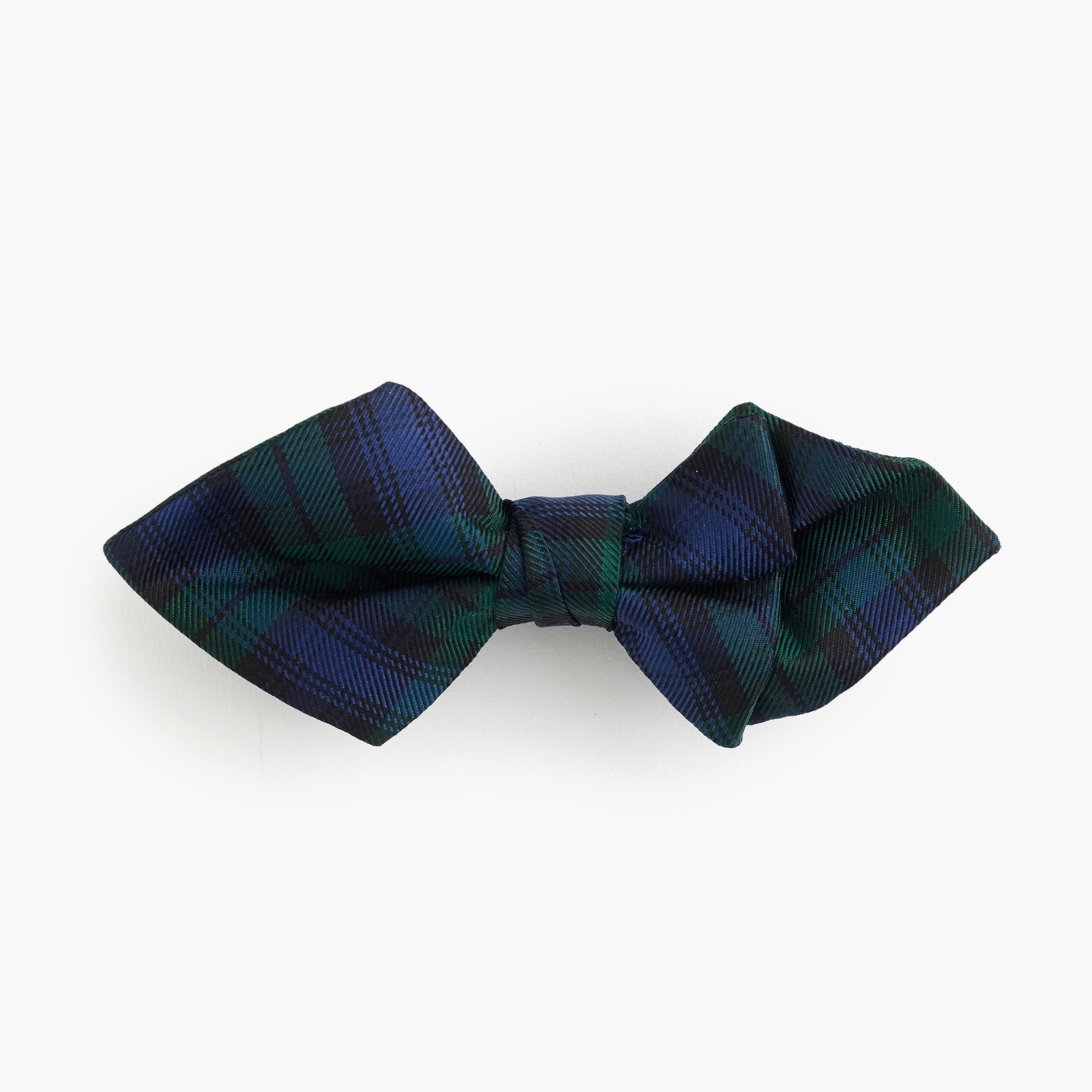 Boys' silk bow tie in Black Watch tartan