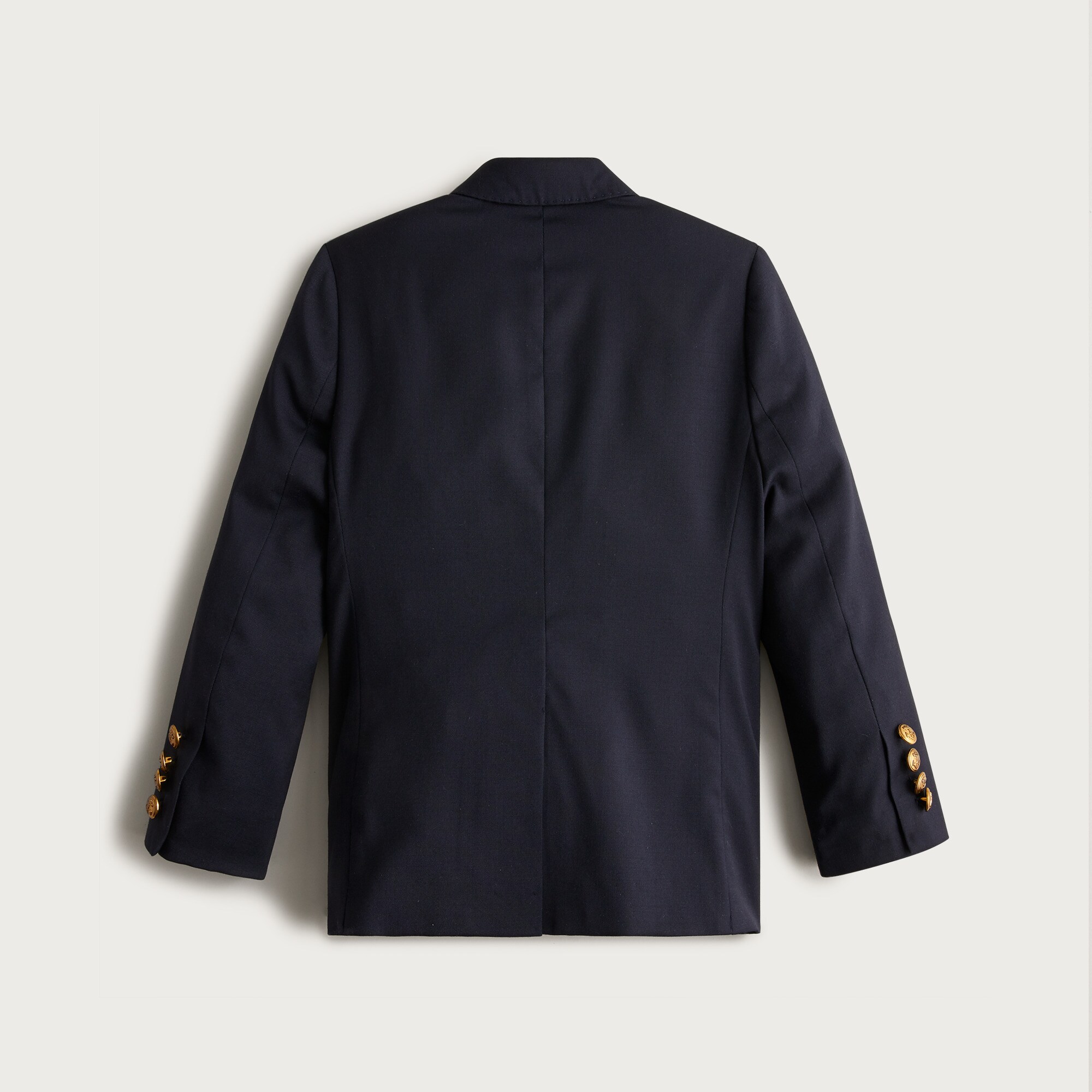Boys' Ludlow two-button blazer in navy wool blend