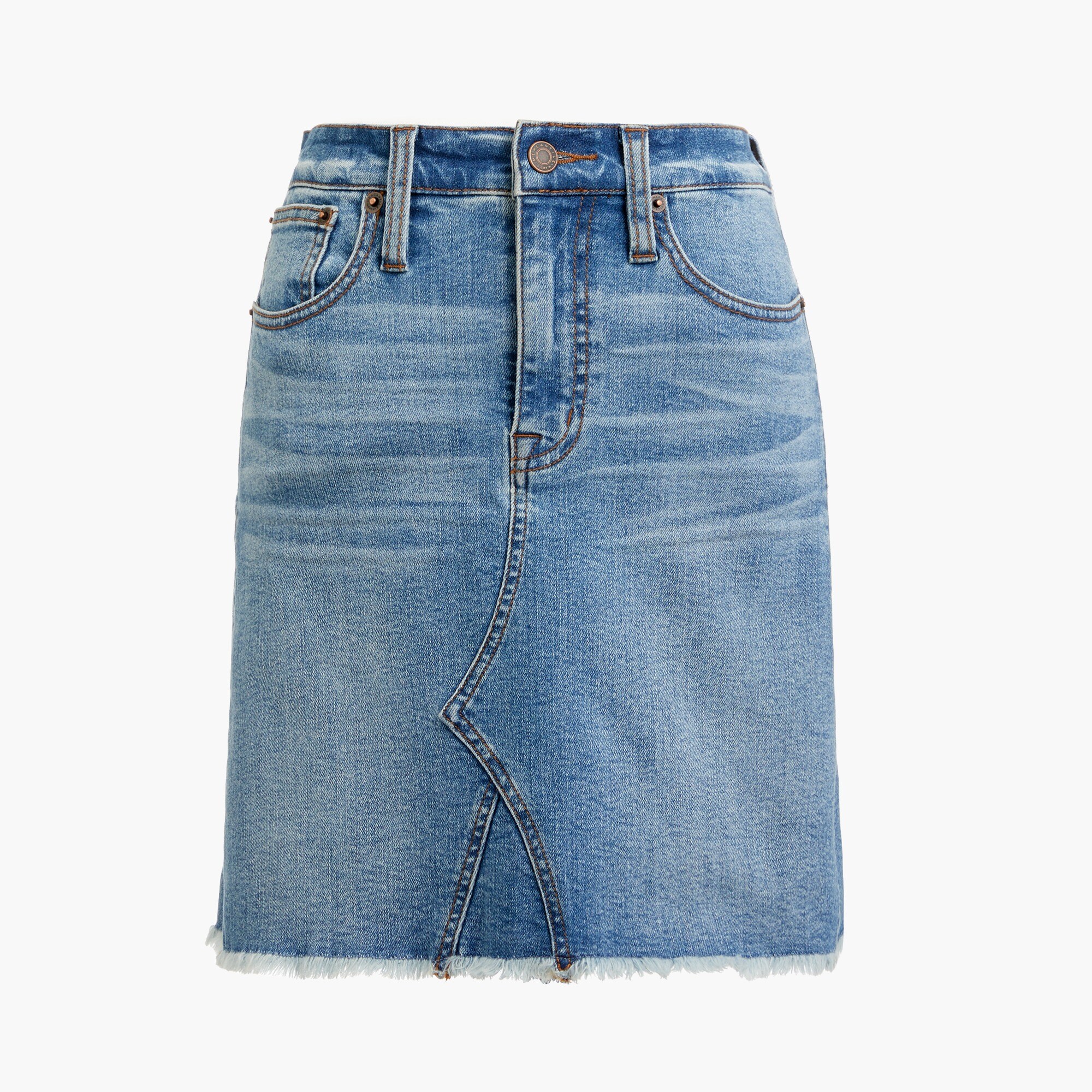 Denim mini skirt