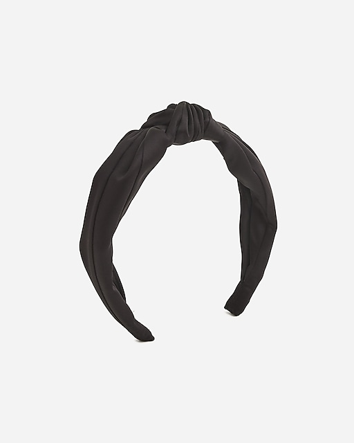 womens Knot headband in satin