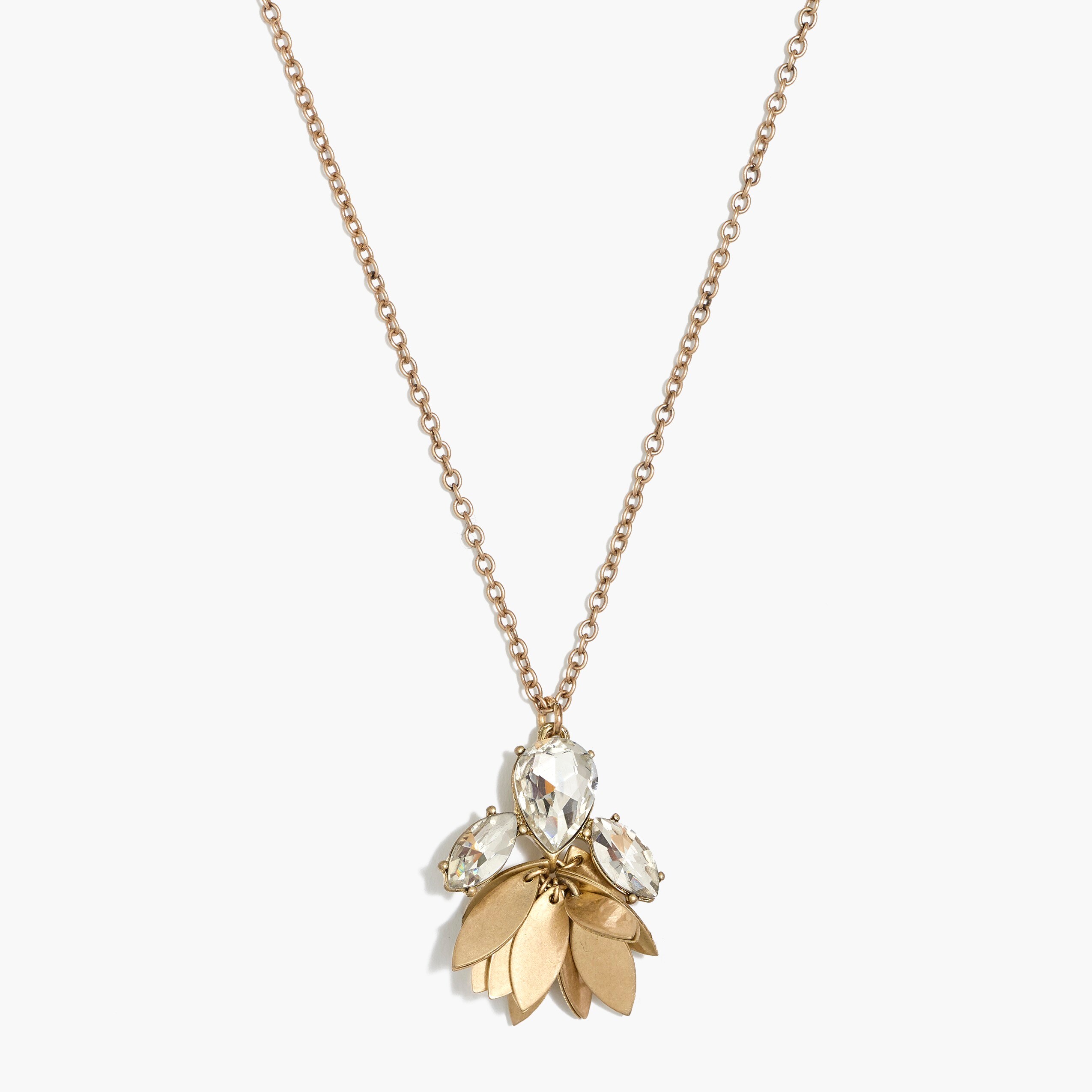 Crystal party pendant necklace
