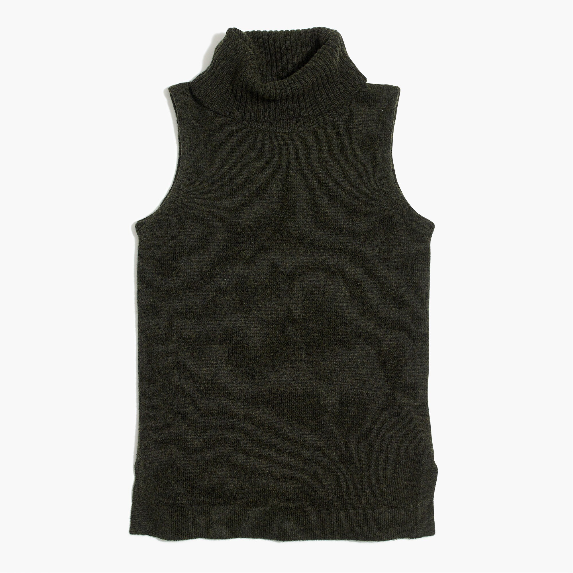 Turtleneck sweater tank top