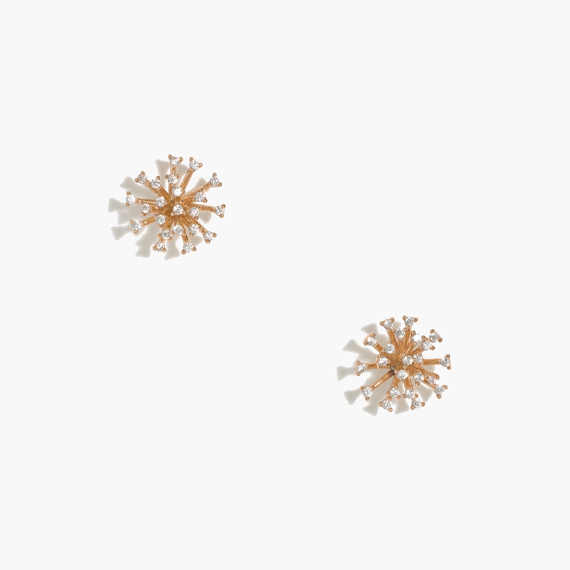 Crystal firework stud earrings