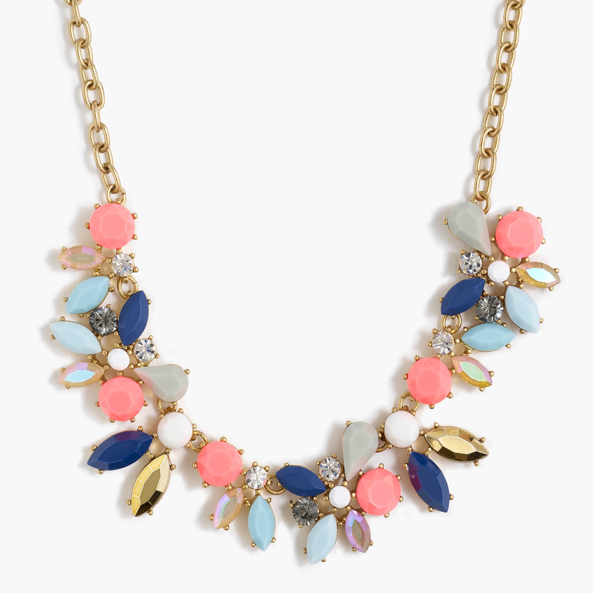 Multi Gemstone Statement Necklace For Women | Factory