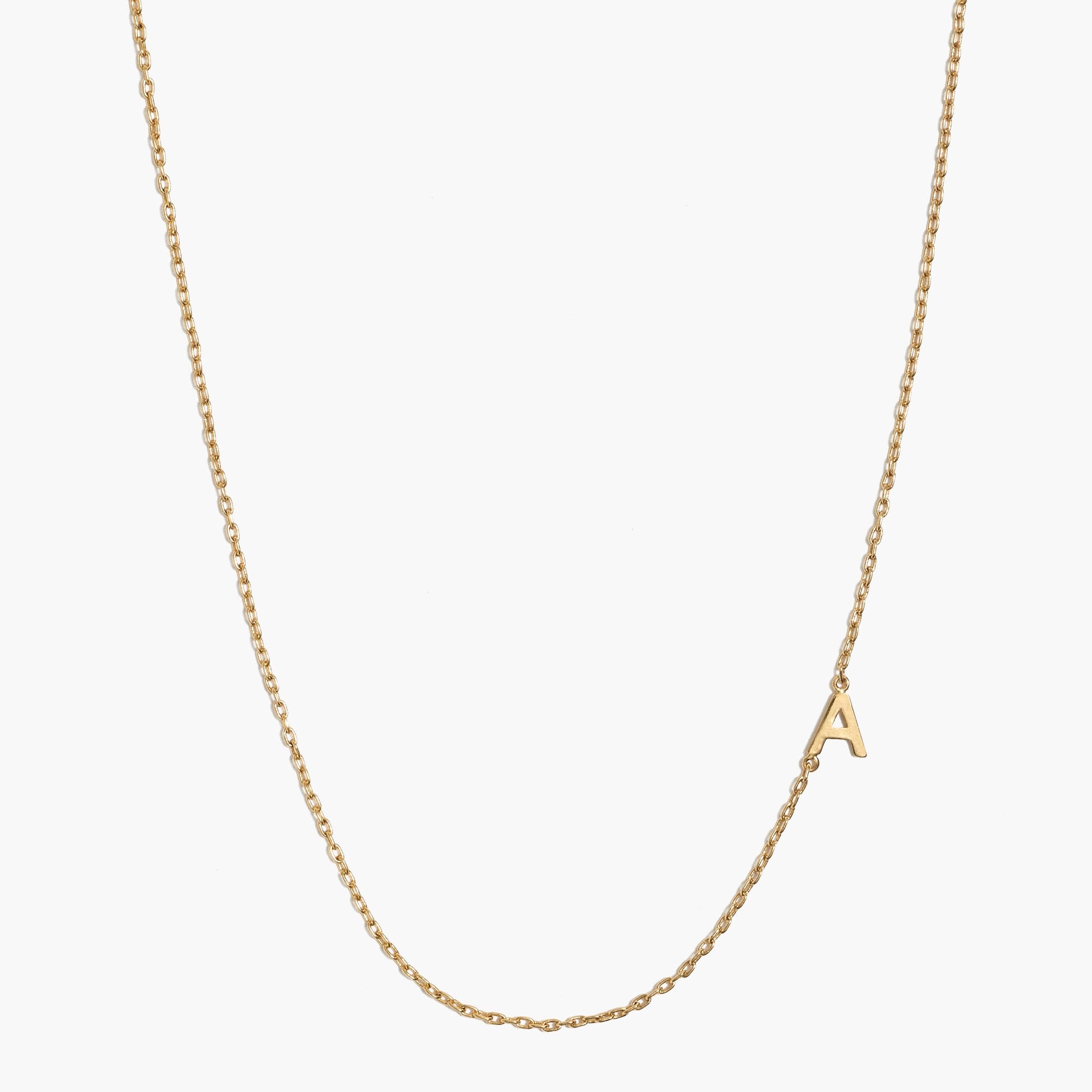 J crew factory initial necklace 2025