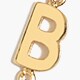Petite initial pendant necklace LETTER A factory: petite initial pendant necklace for women