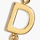 Petite initial pendant necklace LETTER A factory: petite initial pendant necklace for women