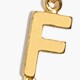 Petite initial pendant necklace LETTER A factory: petite initial pendant necklace for women
