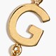 Petite initial pendant necklace LETTER A factory: petite initial pendant necklace for women
