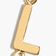 Petite initial pendant necklace LETTER A factory: petite initial pendant necklace for women