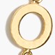 Petite initial pendant necklace LETTER A factory: petite initial pendant necklace for women