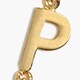 Petite initial pendant necklace LETTER A factory: petite initial pendant necklace for women