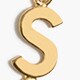 Petite initial pendant necklace LETTER A factory: petite initial pendant necklace for women