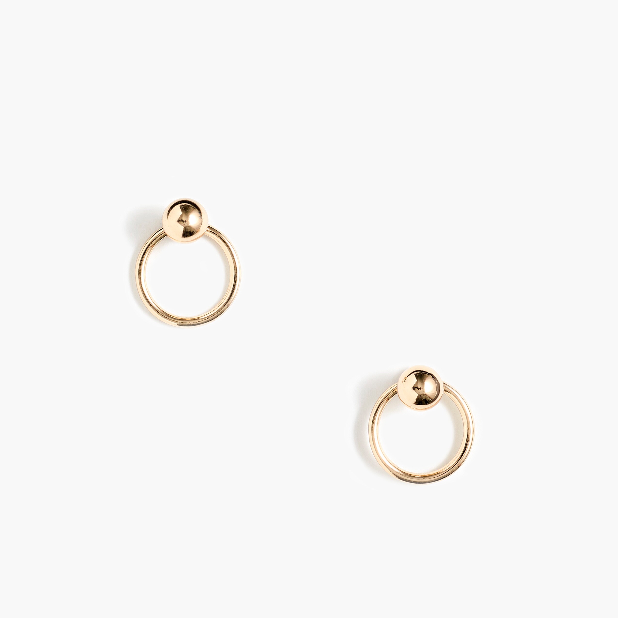Simple circle ear jackets