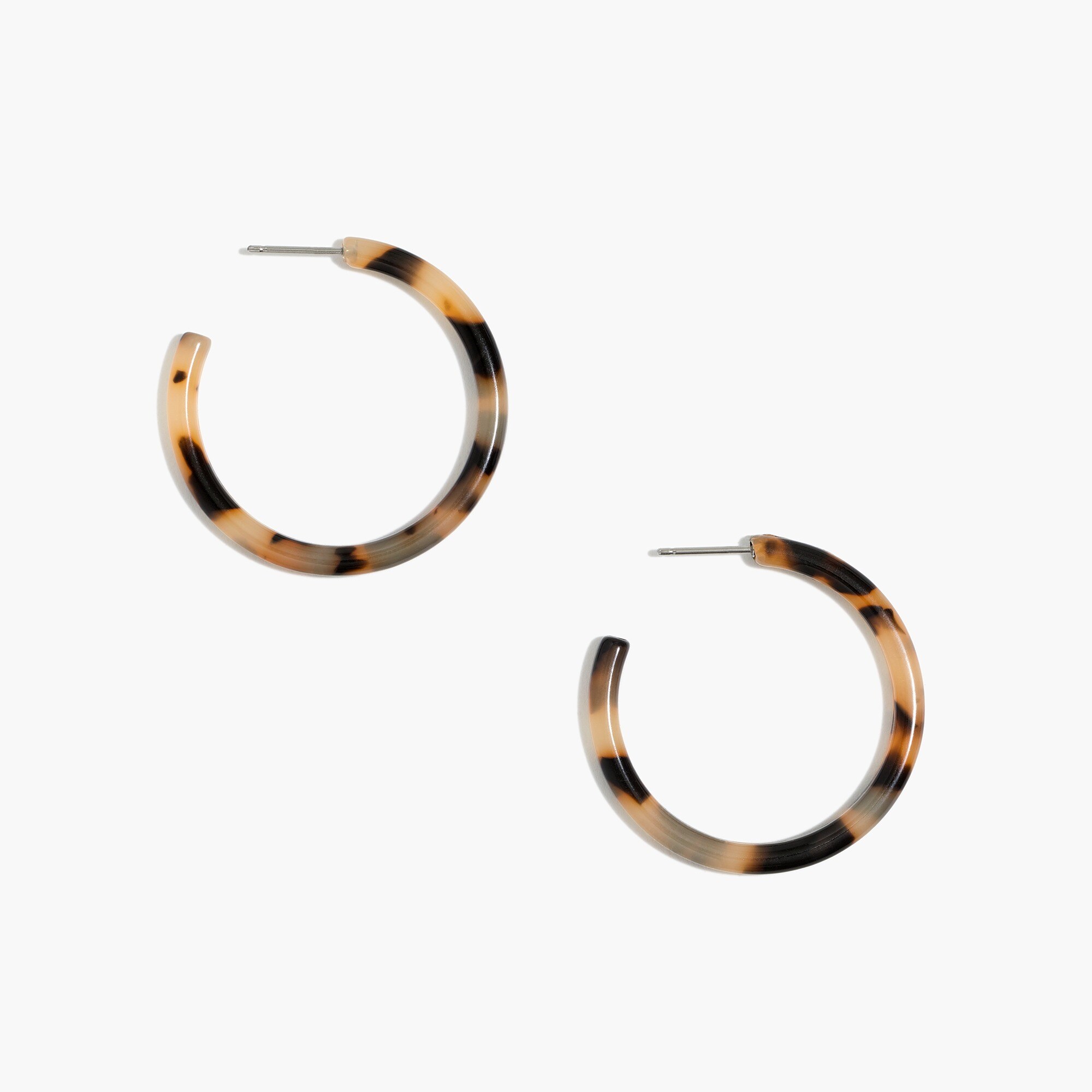 factory: tortoise hoop earrings for women
