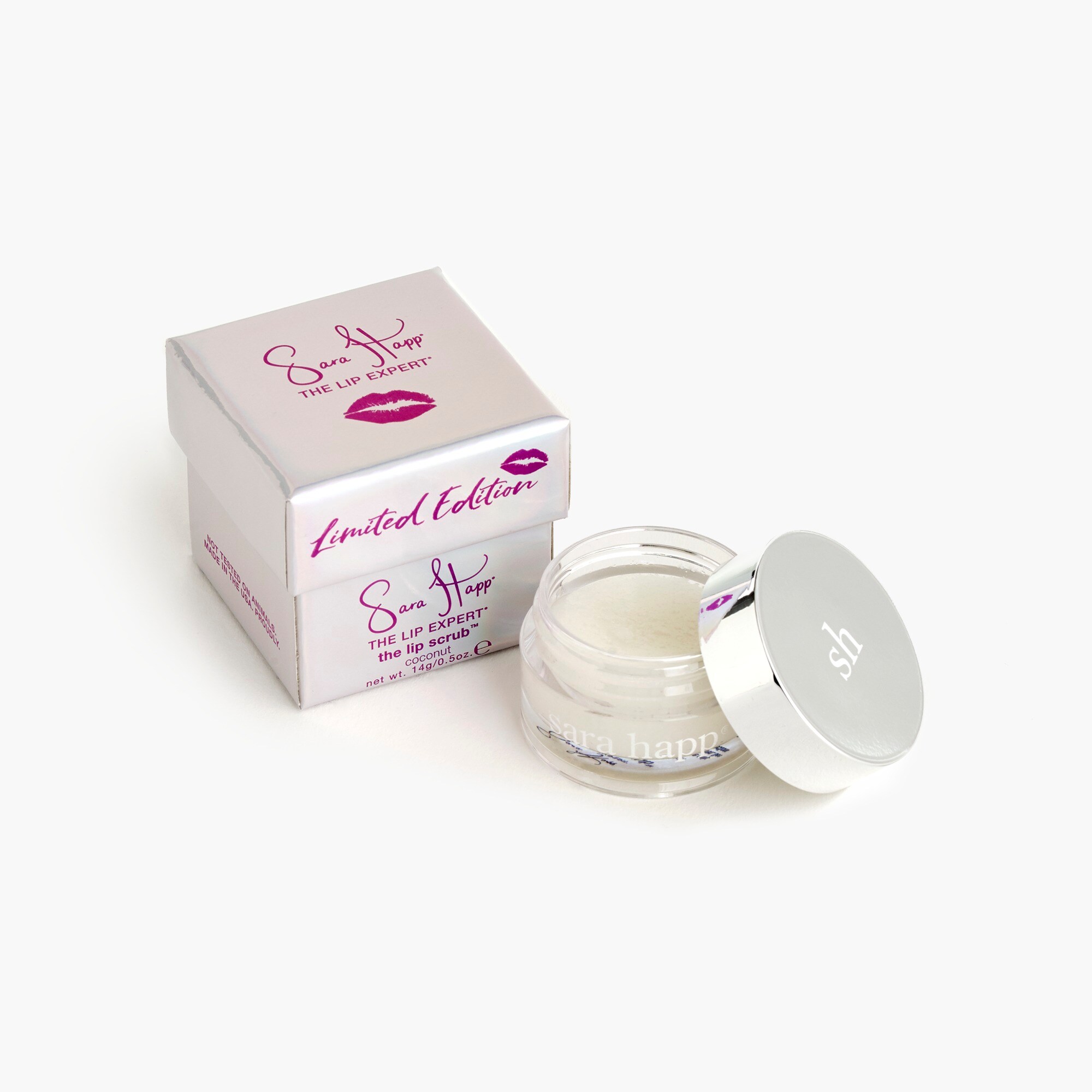 womens Sara Happ® coconut lip scrub