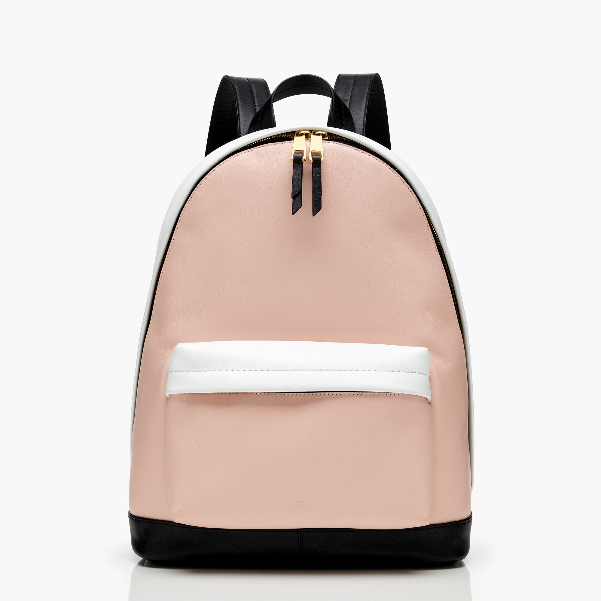 womens Harper backpack in colorblocked Italian leather
