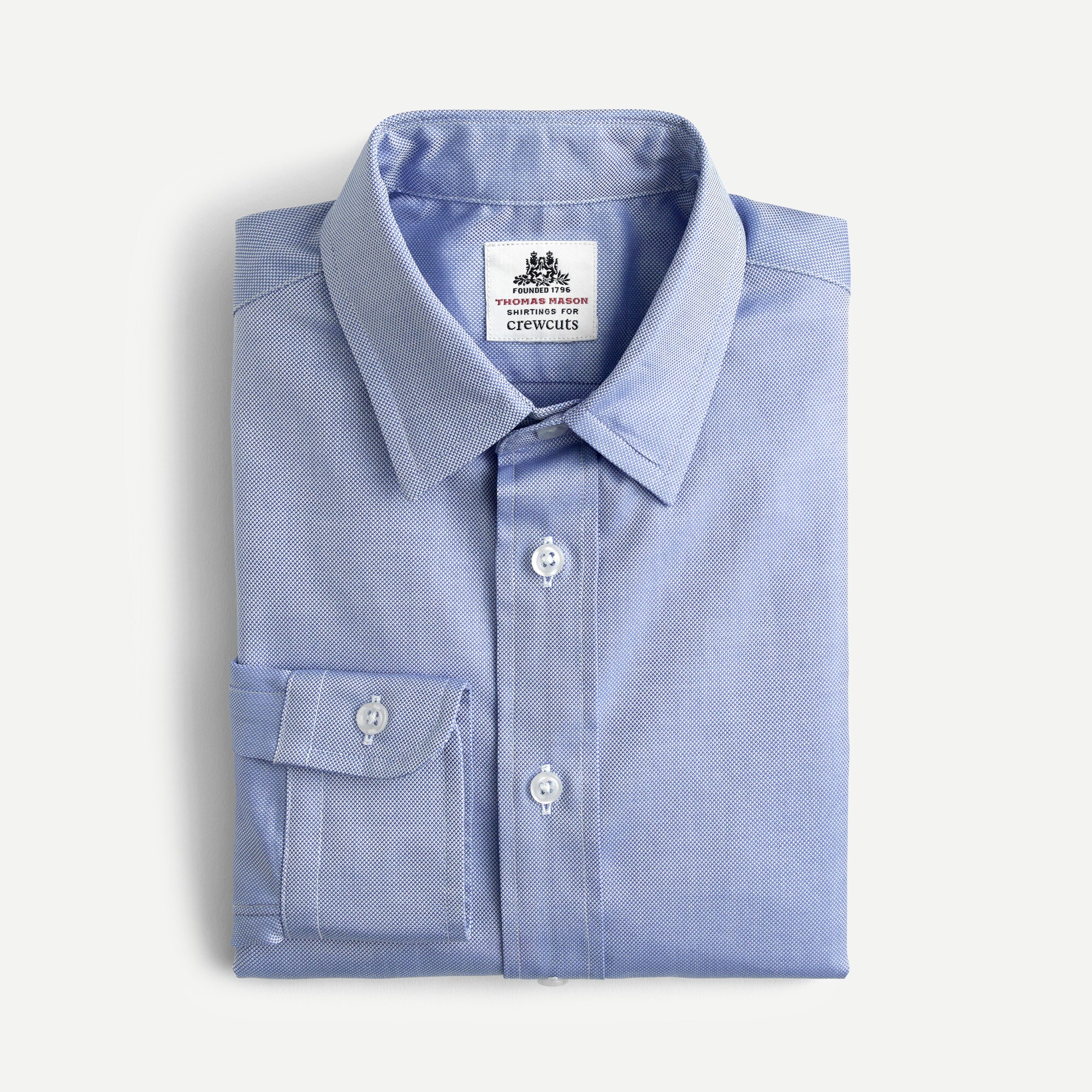Boys' Thomas Mason® For Crewcuts Dress Shirt In Royal Oxford