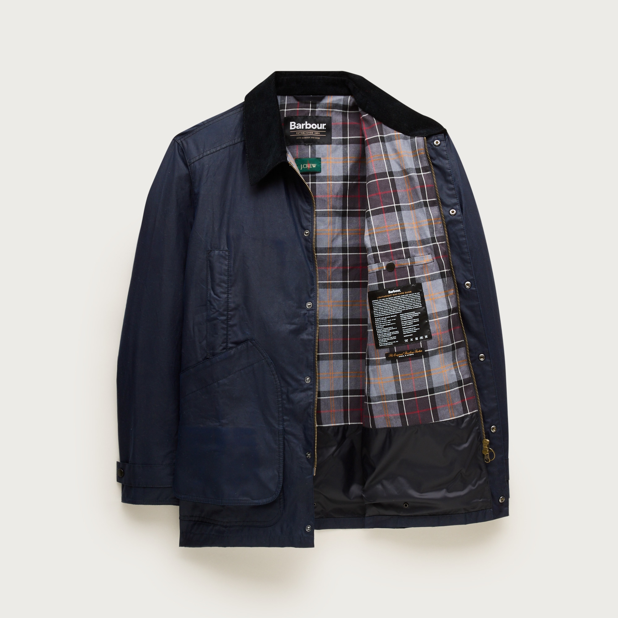 90s-00s CREW CLOTHING オイルドジャケット Barbour The Barbour® X J.Crew Barn Jacket™ is built in Barbour's