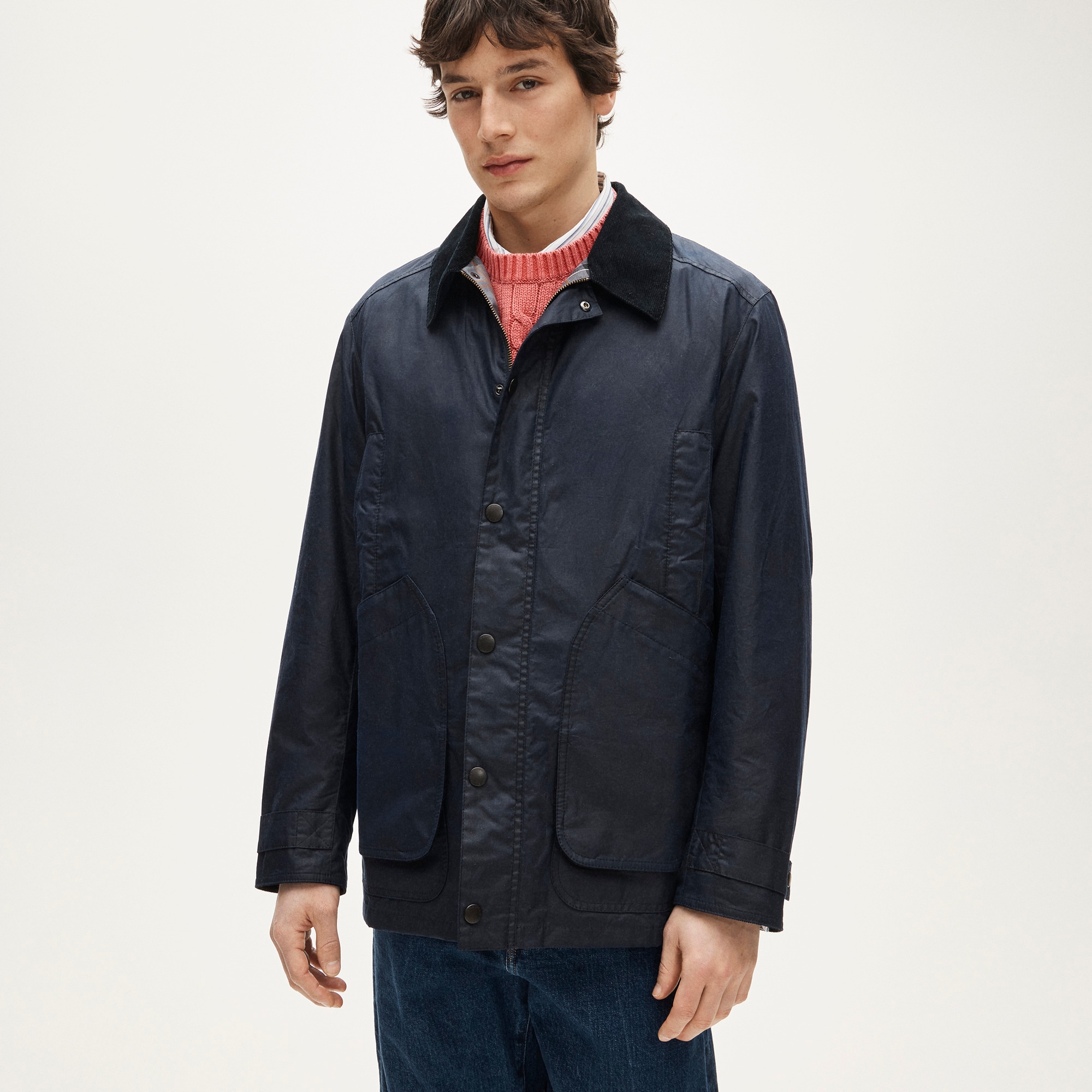 Barbour® X J.Crew Barn Jacket™ in waxed cotton