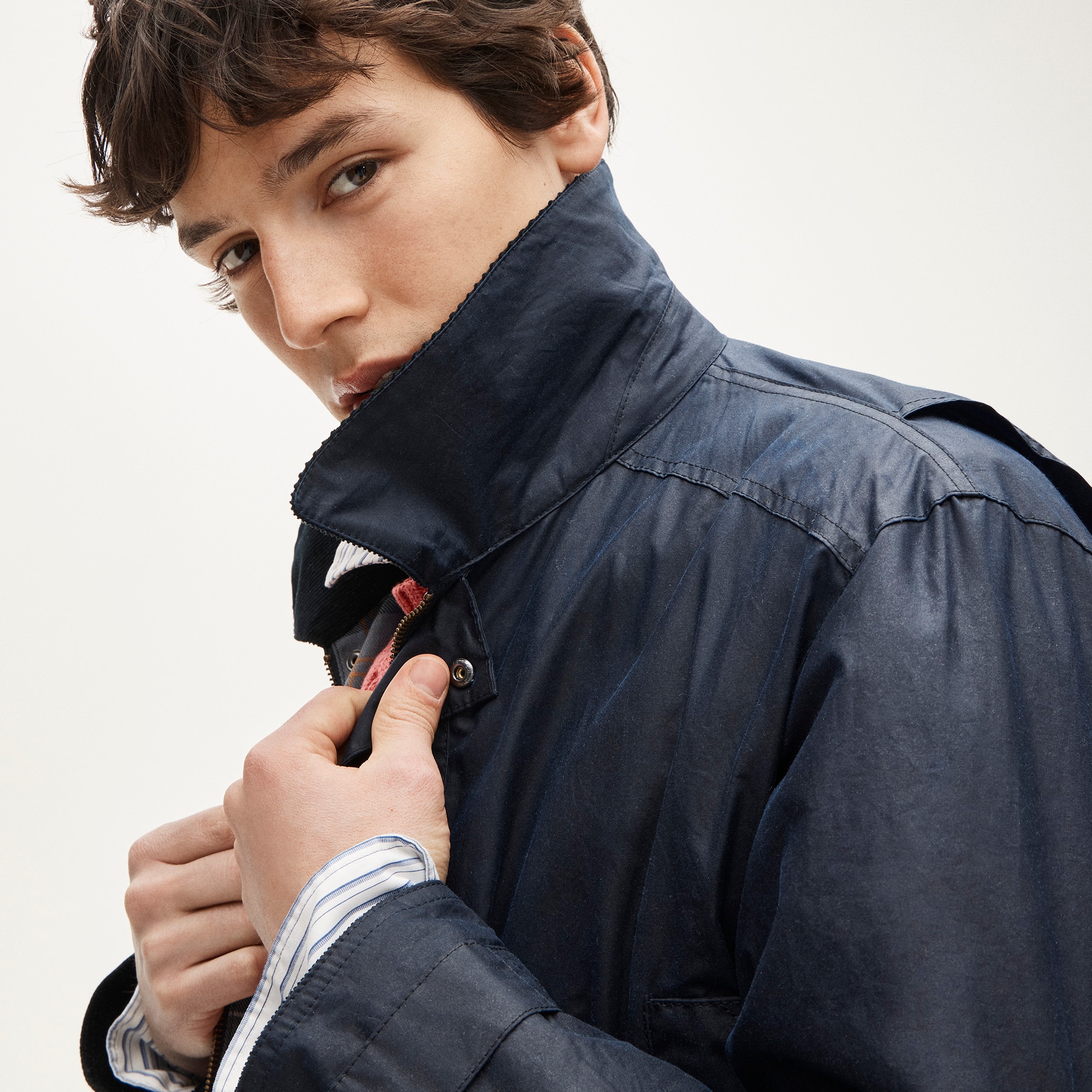 Barbour® X J.Crew Barn Jacket™ In Waxed Cotton For Men | J.Crew