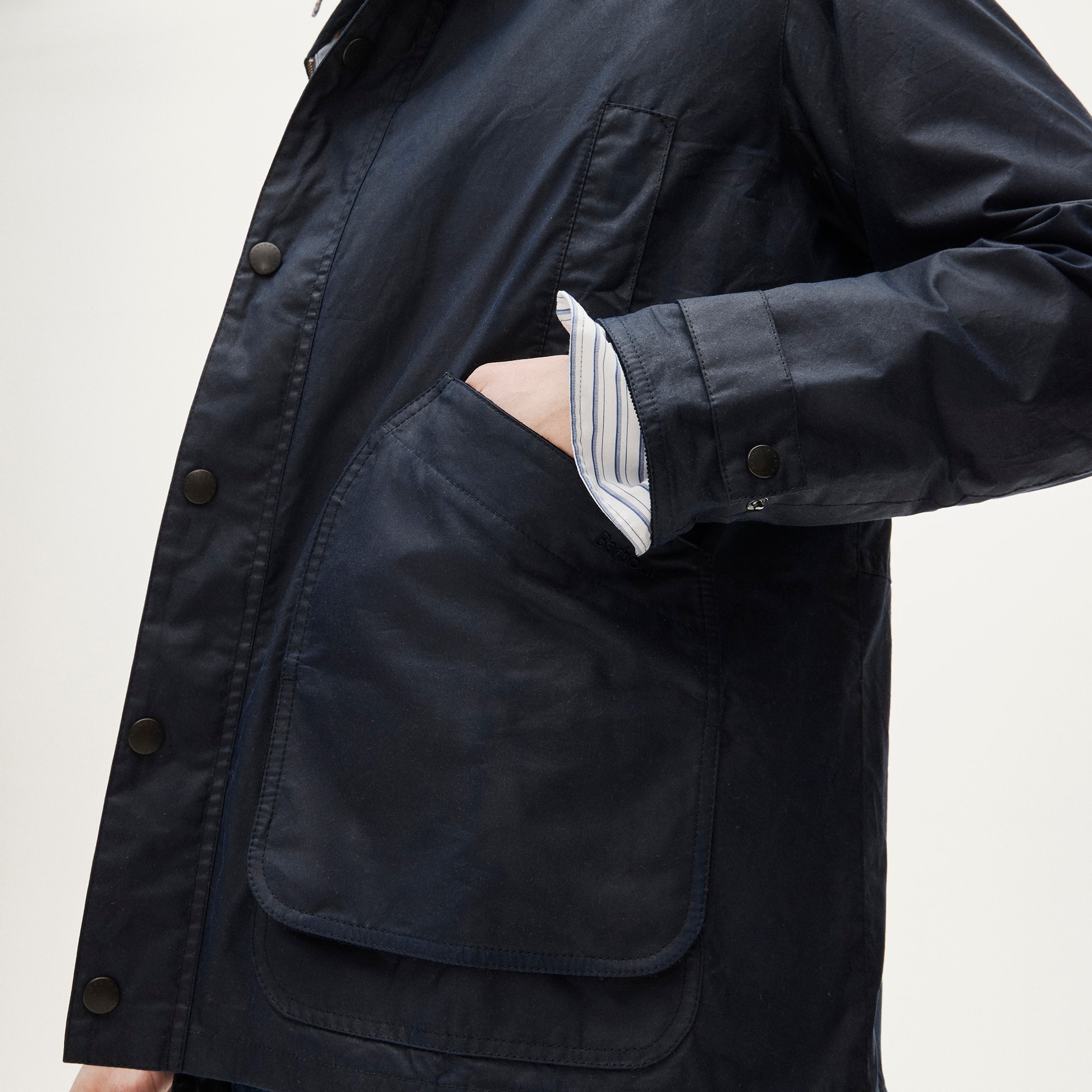 Barbour® X J.Crew Barn Jacket™ in waxed cotton