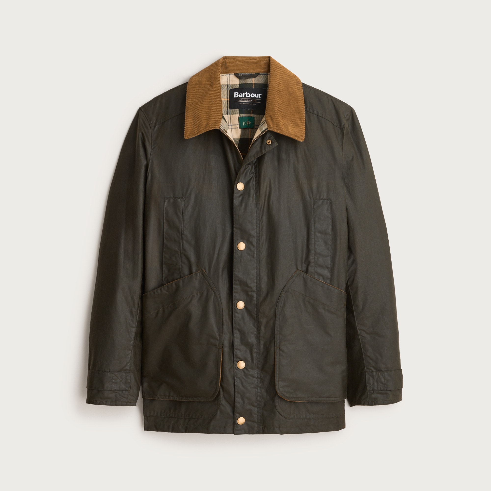 Barbour® X J.Crew Barn Jacket™ in waxed cotton