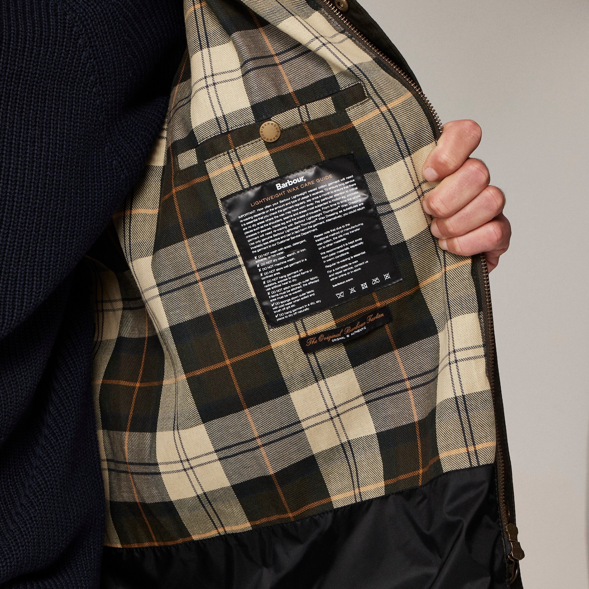 Barbour® X J.Crew Barn Jacket™ In Waxed Cotton For Men | J.Crew