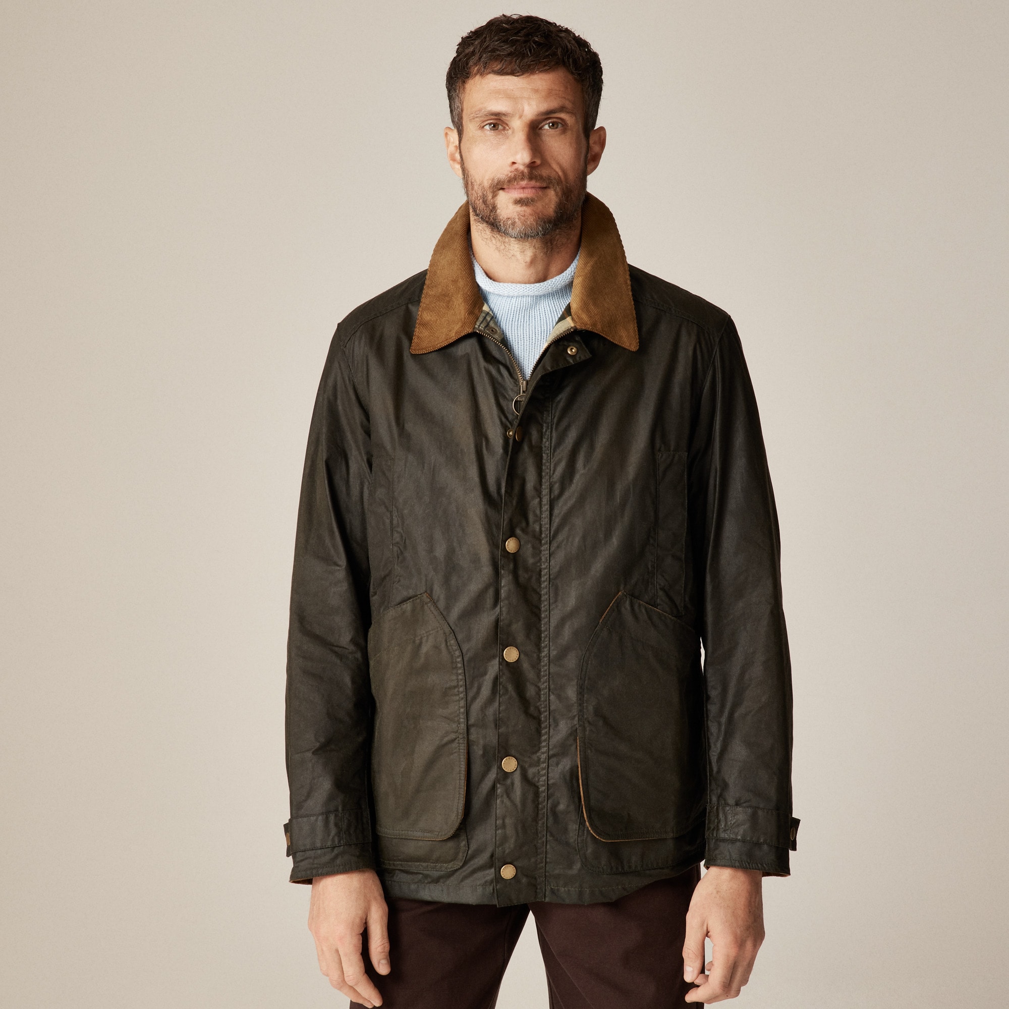 Barbour® X J.Crew Barn Jacket™ in waxed cotton
