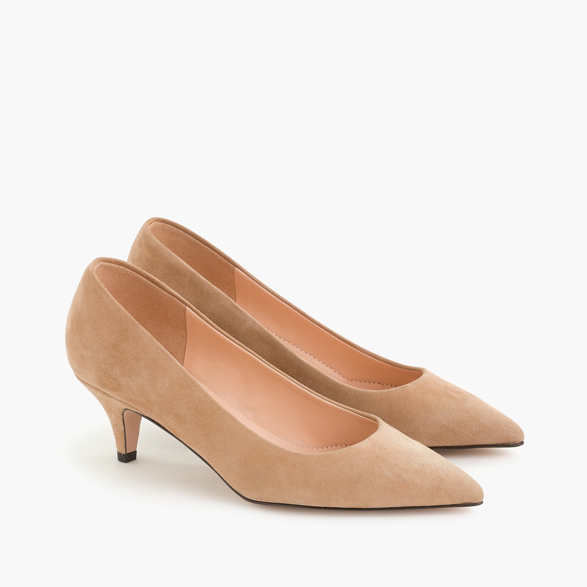 J crew dulci suede kitten heels discount