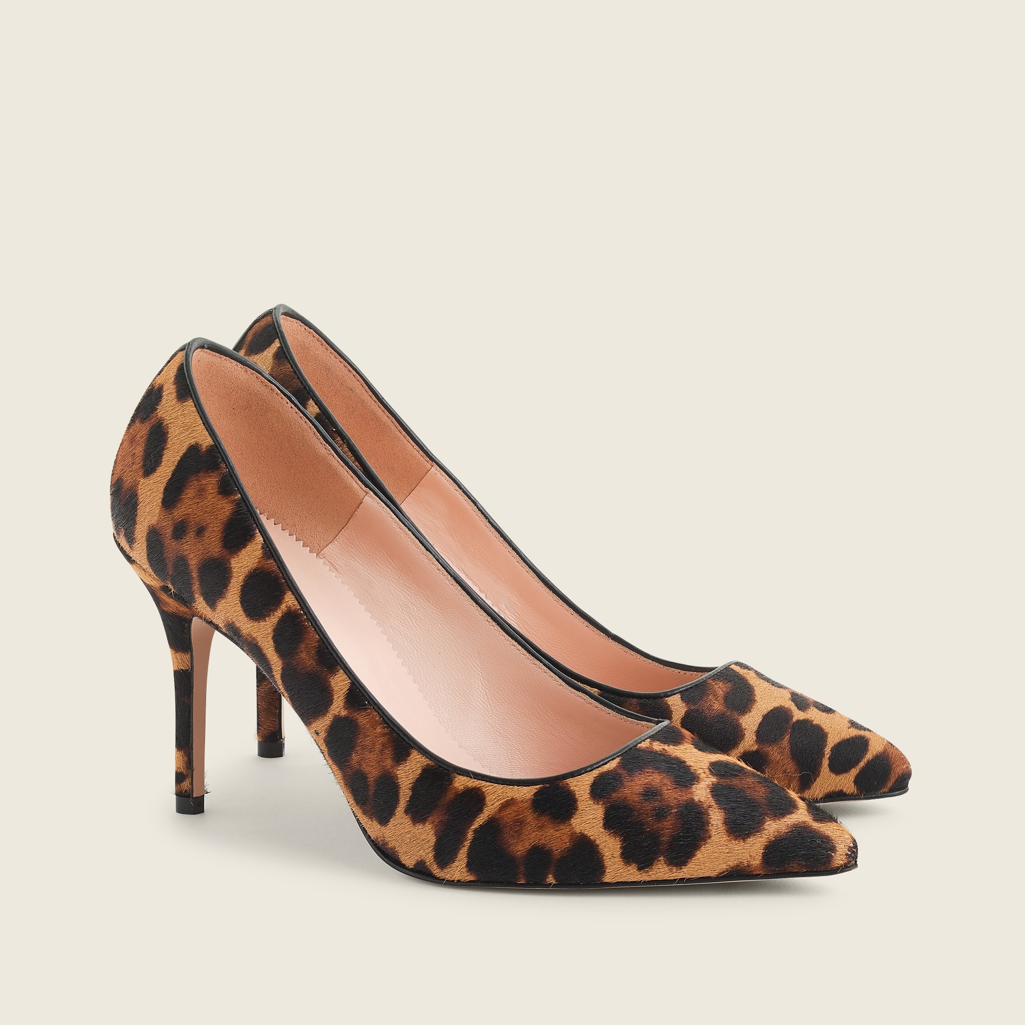 J.Crew: Elsie Pumps In Leopard Calf 