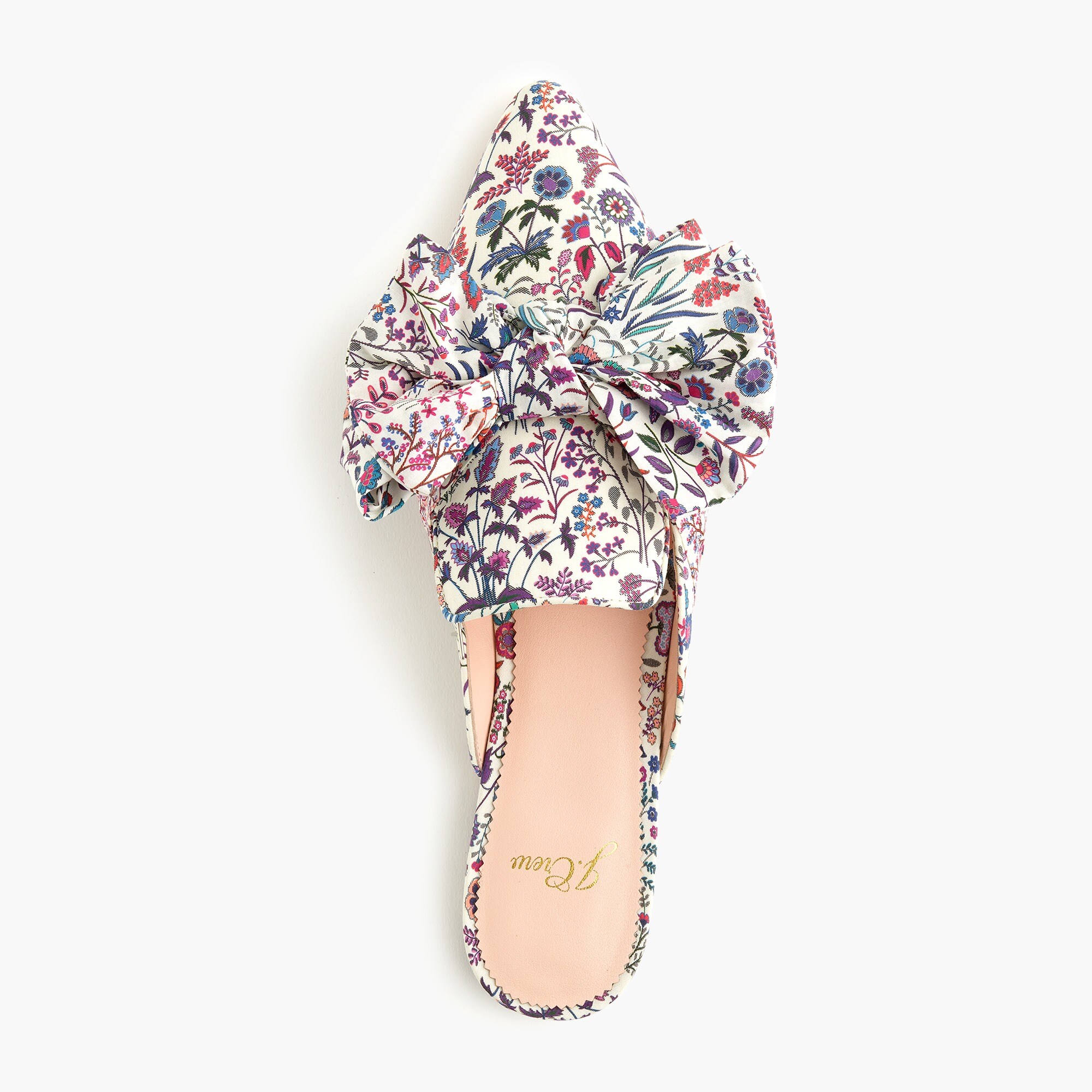 j crew pointed toe slides