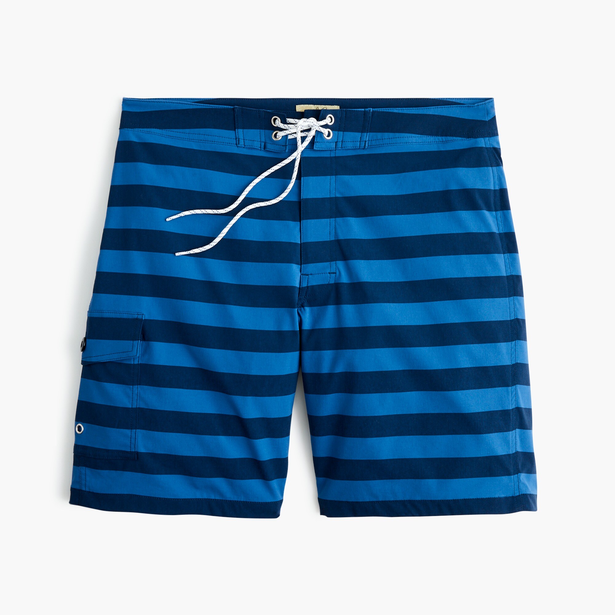 J.Crew 9 Stretch Eco Board Short In Ocean Stripe For Men