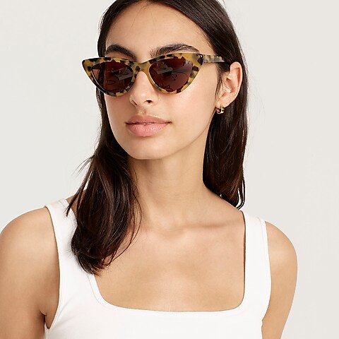 womens Bungalow cat eye sunglasses