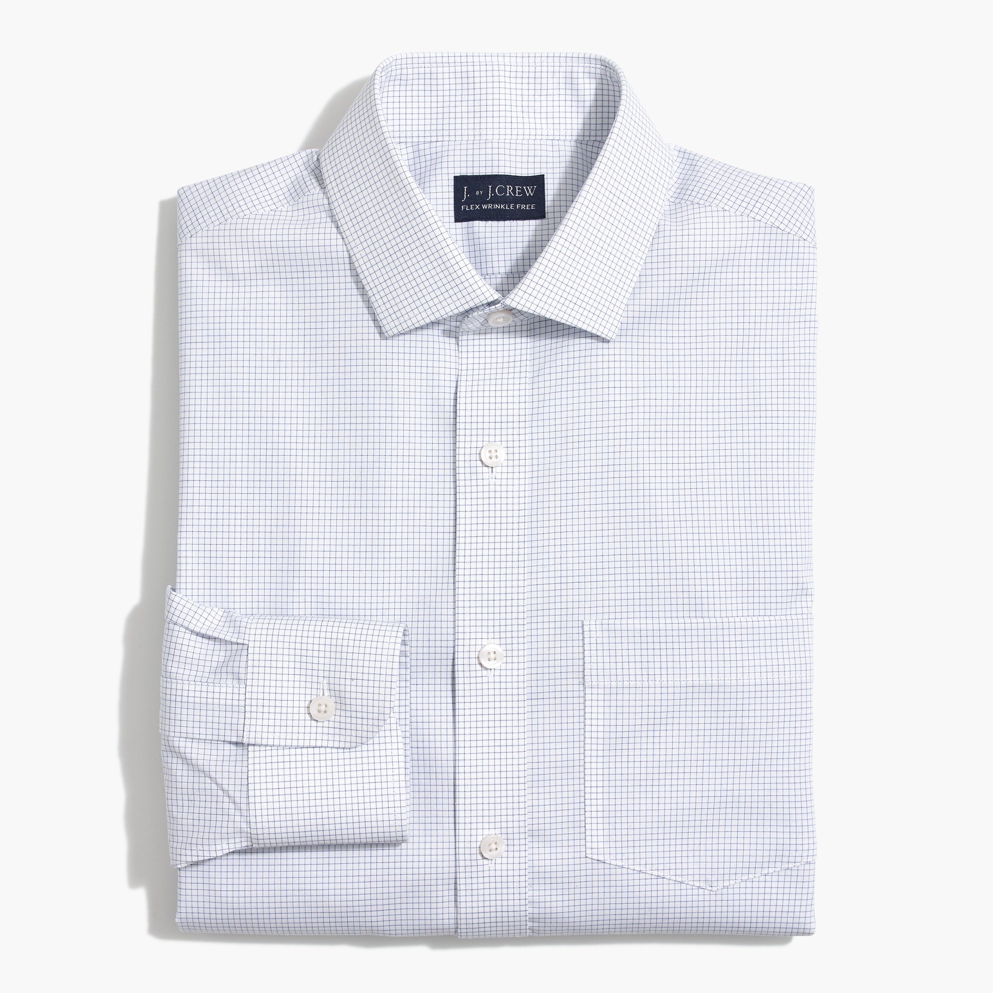 Slim Thompson flex wrinkle-free dress shirt