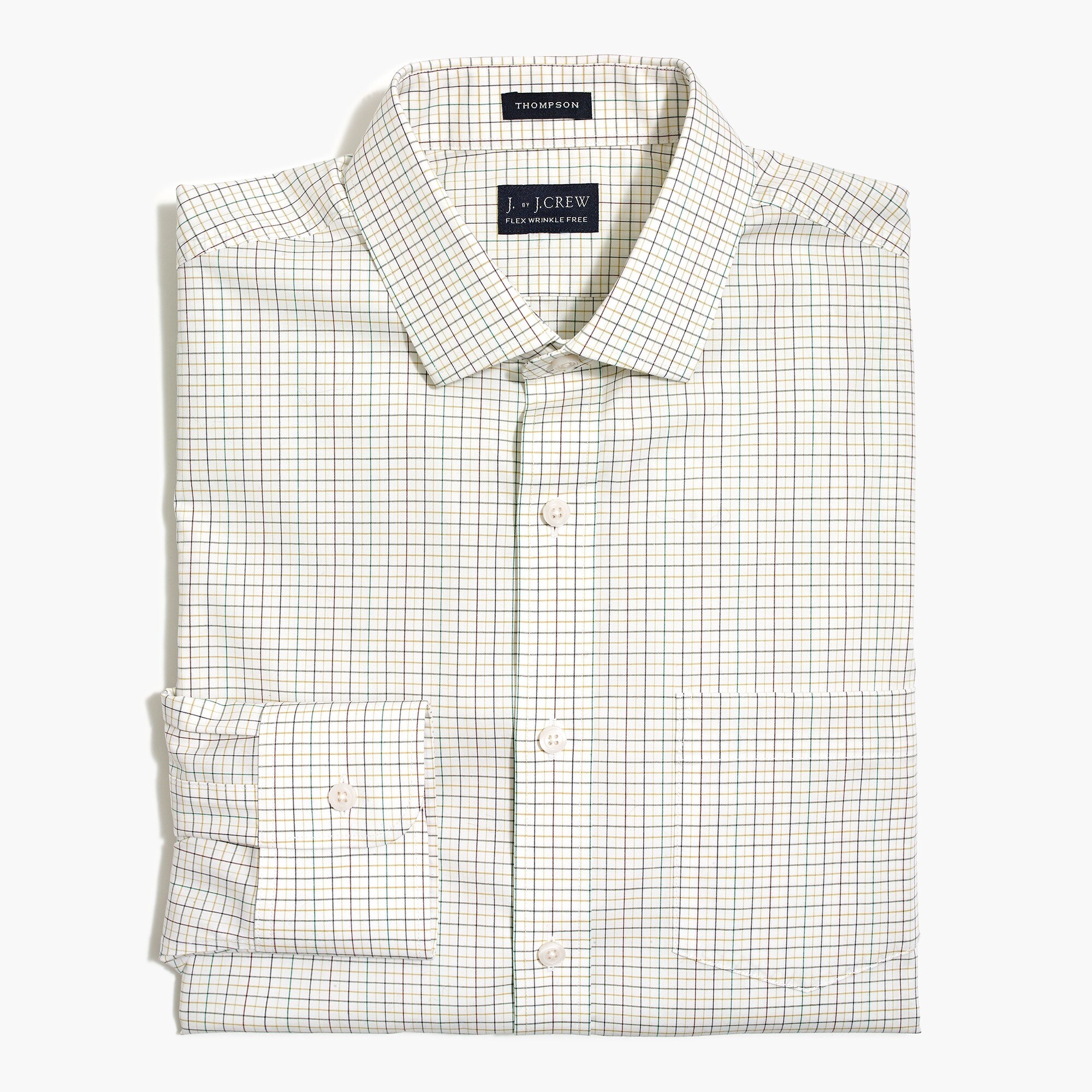 Slim Thompson Flex Wrinkle-free Dress Shirt For Men | Factory