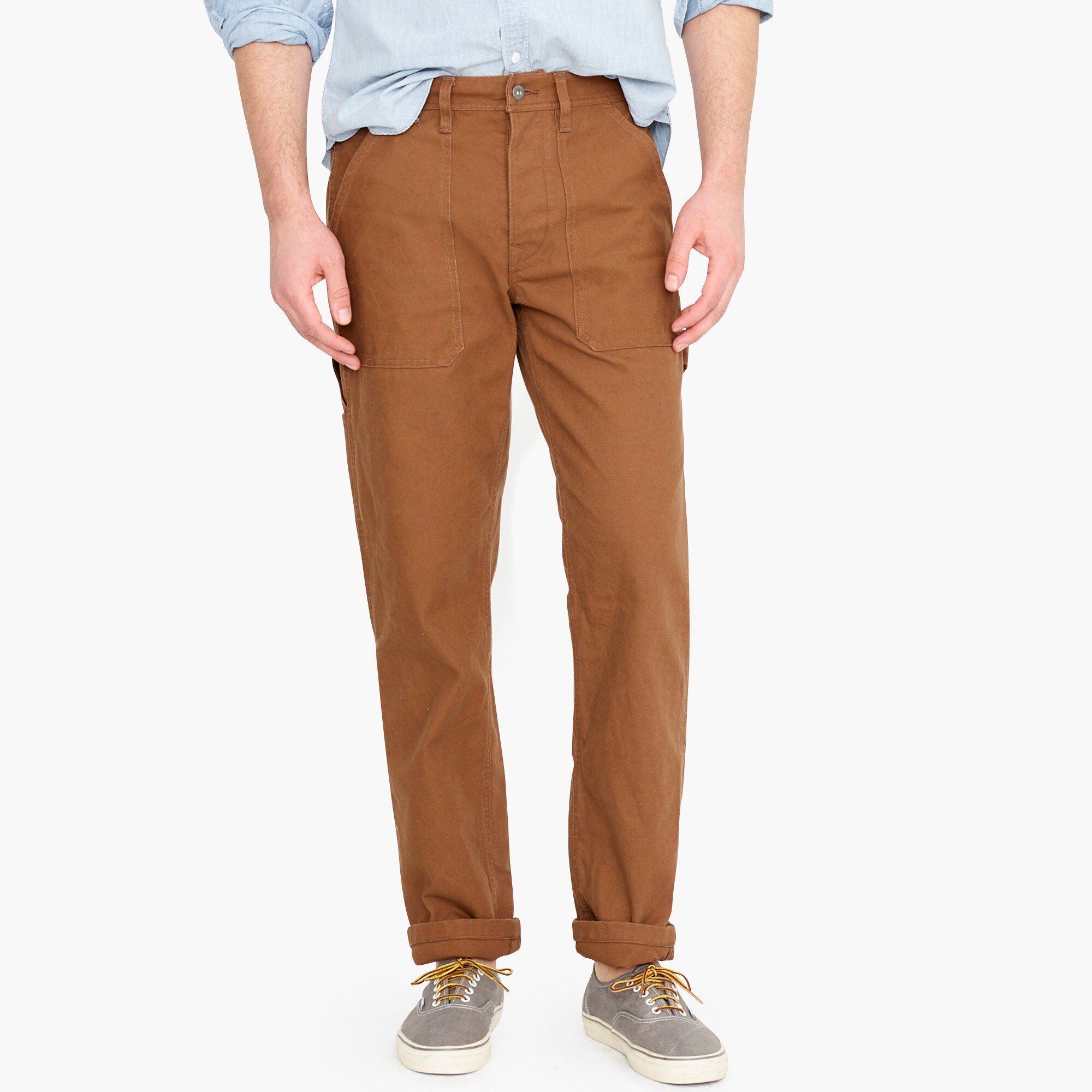 mens Wallace & Barnes painter camp pant in duck canvas