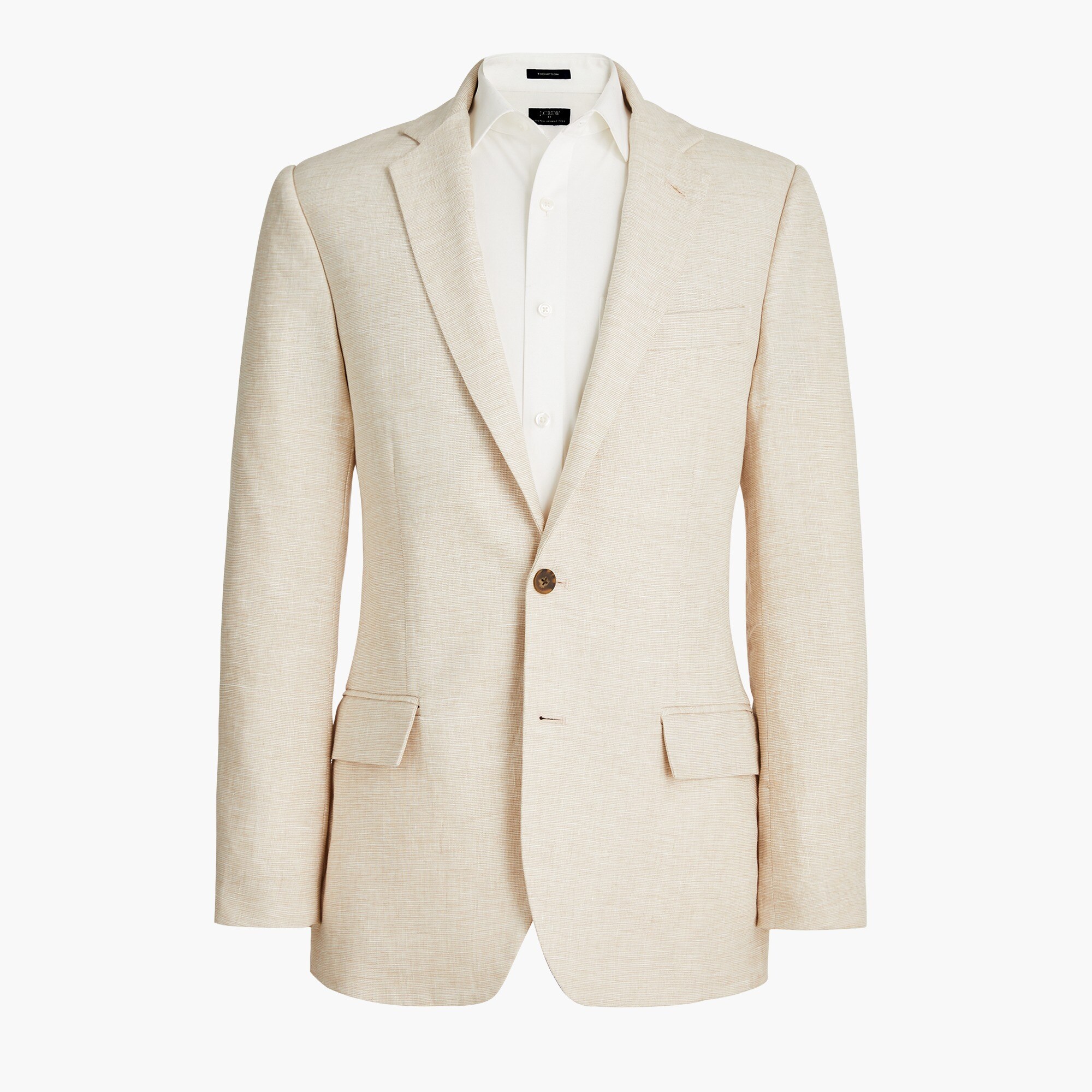 slim thompson suit jacket in linen for men