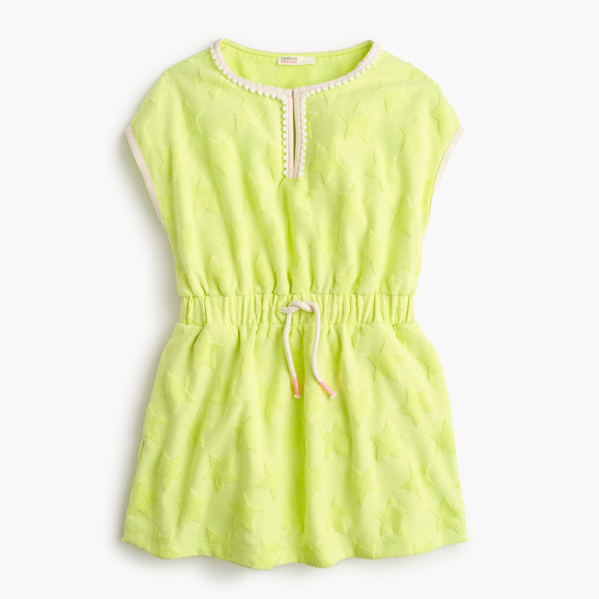  Girls' terry dress in stars