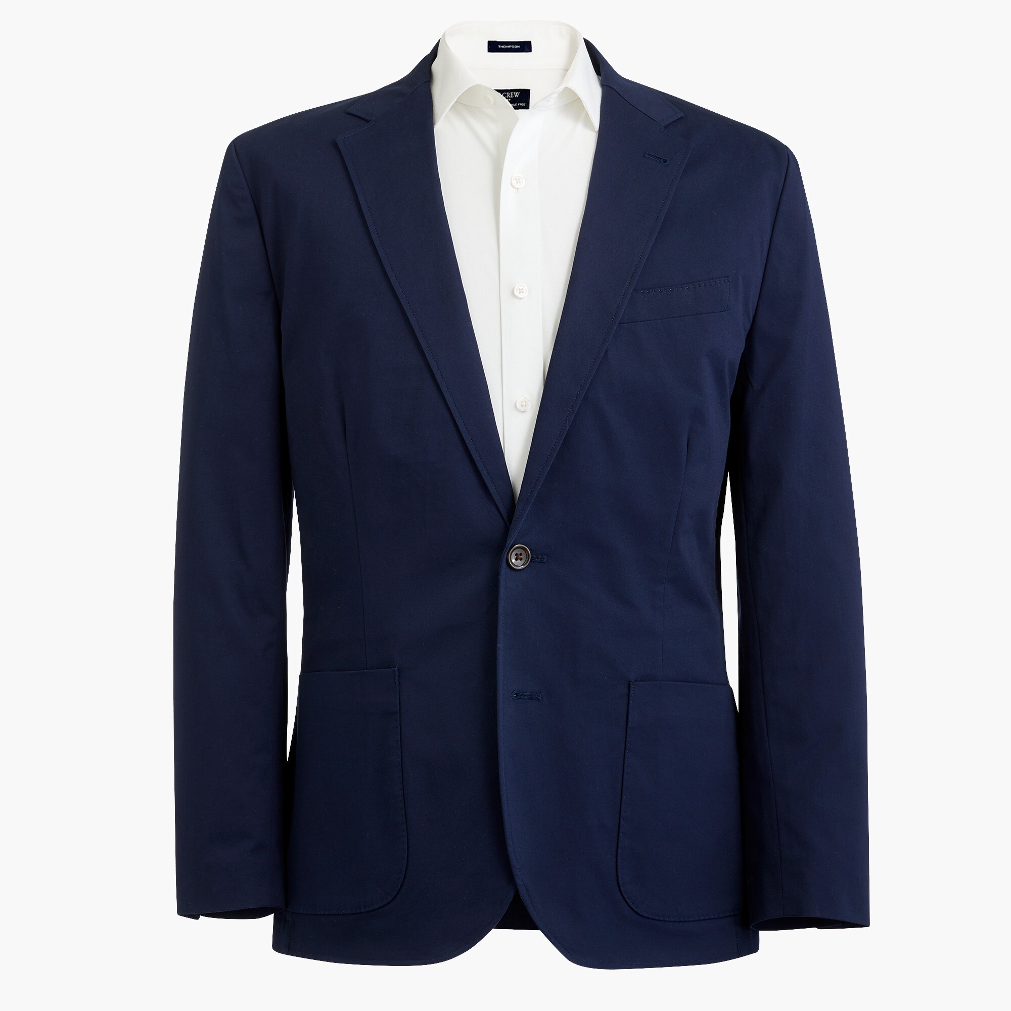 Slim Thompson unstructured blazer in flex chino