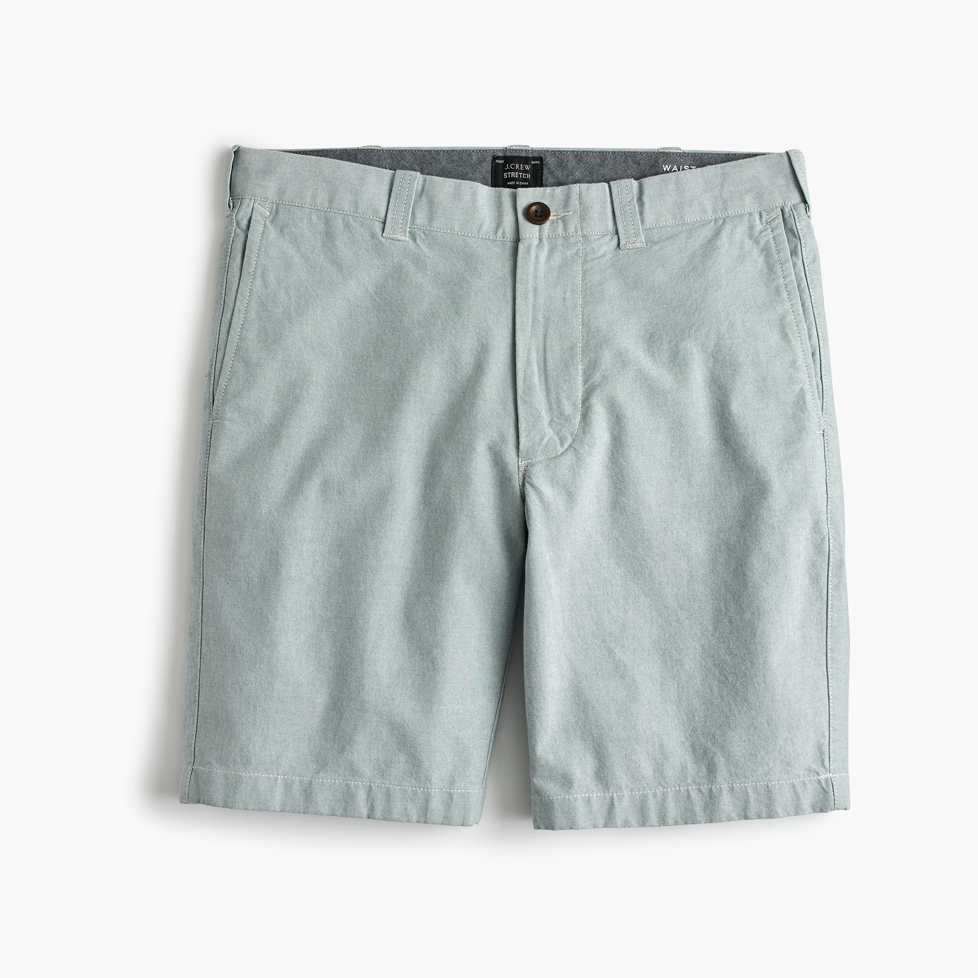 J.Crew: 9 Short In Stretch Chambray For Men