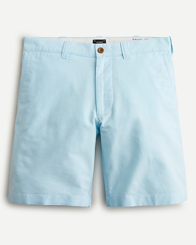 j.crew: 9" oxford short for men, right side, view zoomed