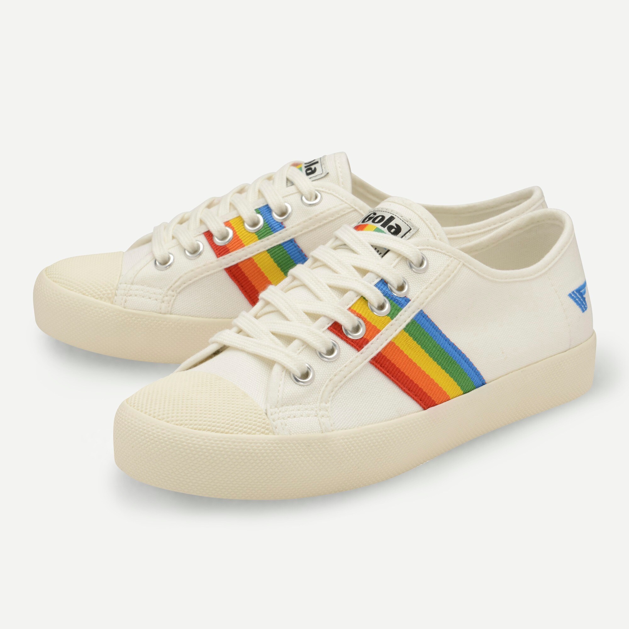 J.Crew Gola Classics Coaster Rainbow striped Sneakers For Women