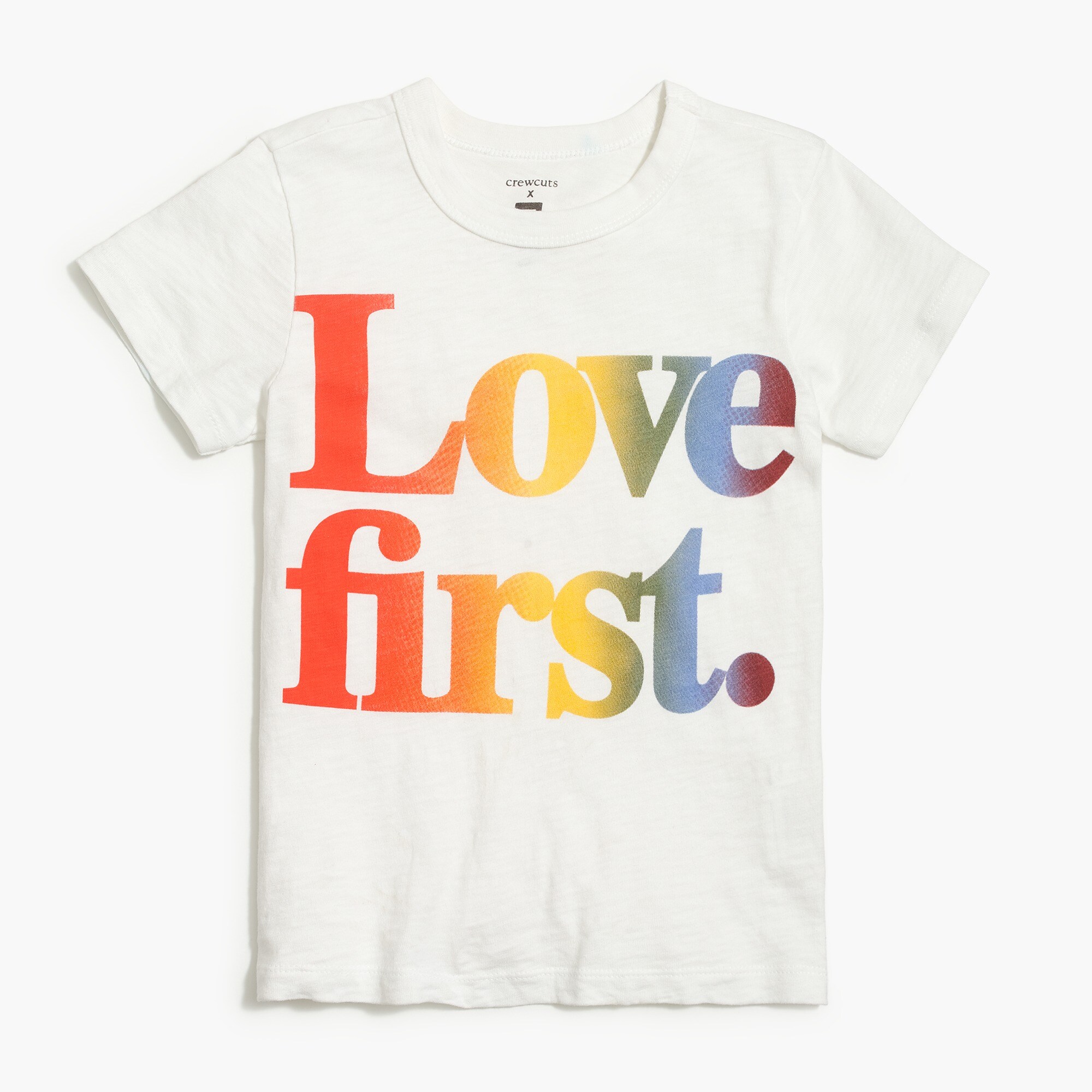 Kids'  crewcuts x Human Rights Campaign "Love First " tee