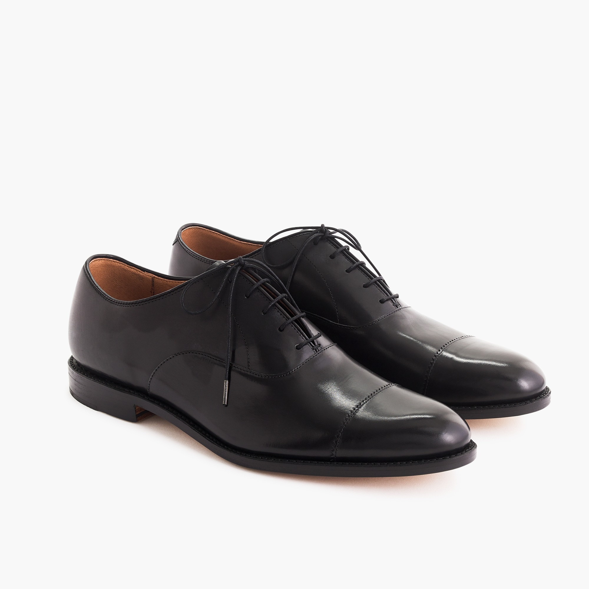 Oar Stripe cap-toe oxfords in Italian leather