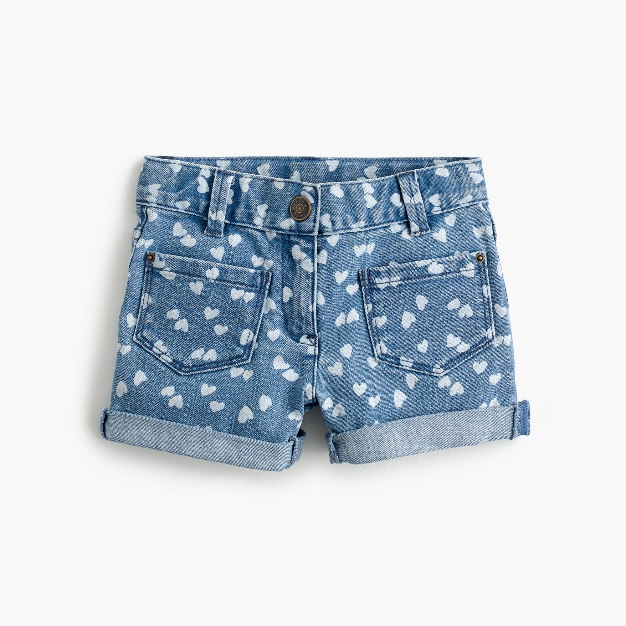 stretch denim short