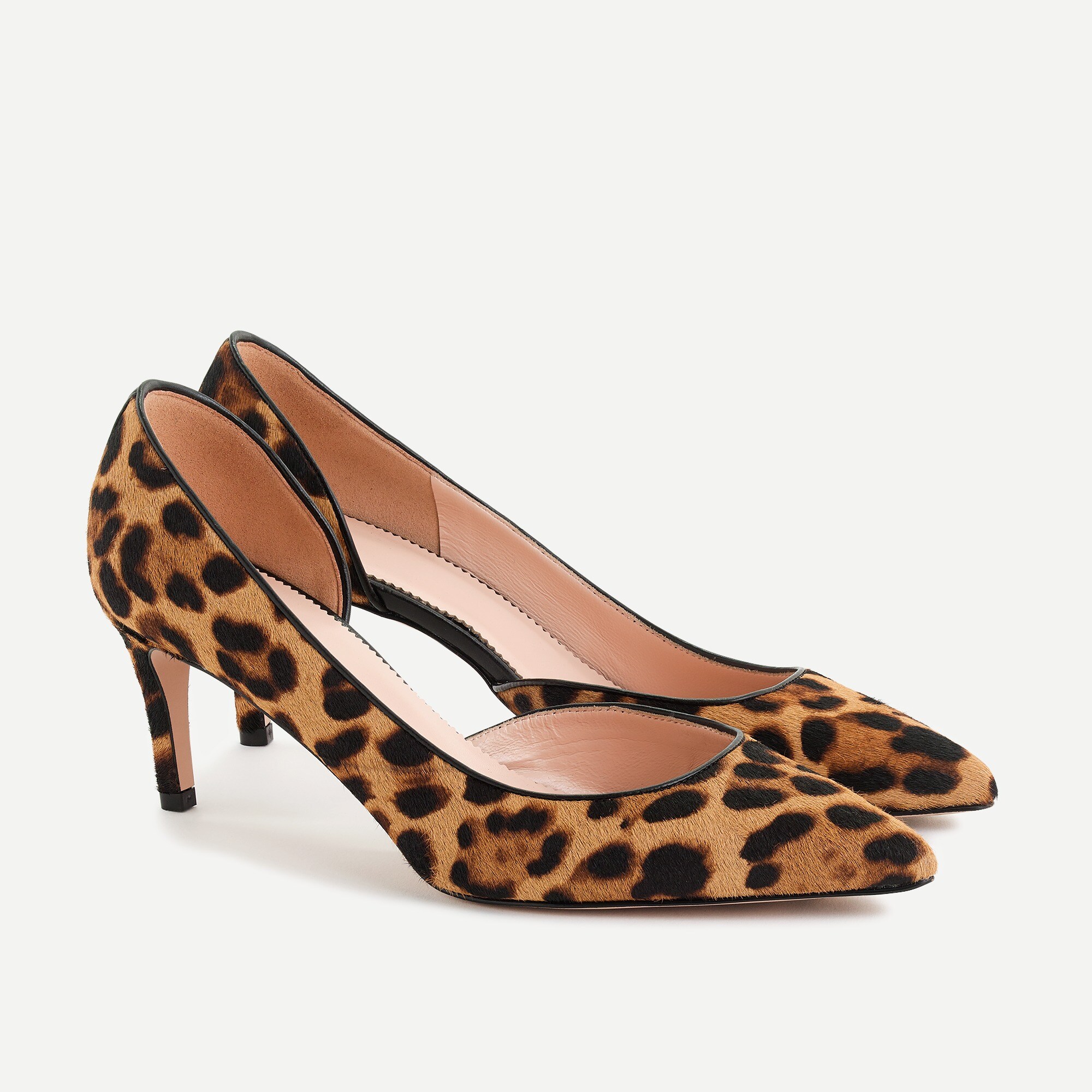 Calf hair leopard heels deals
