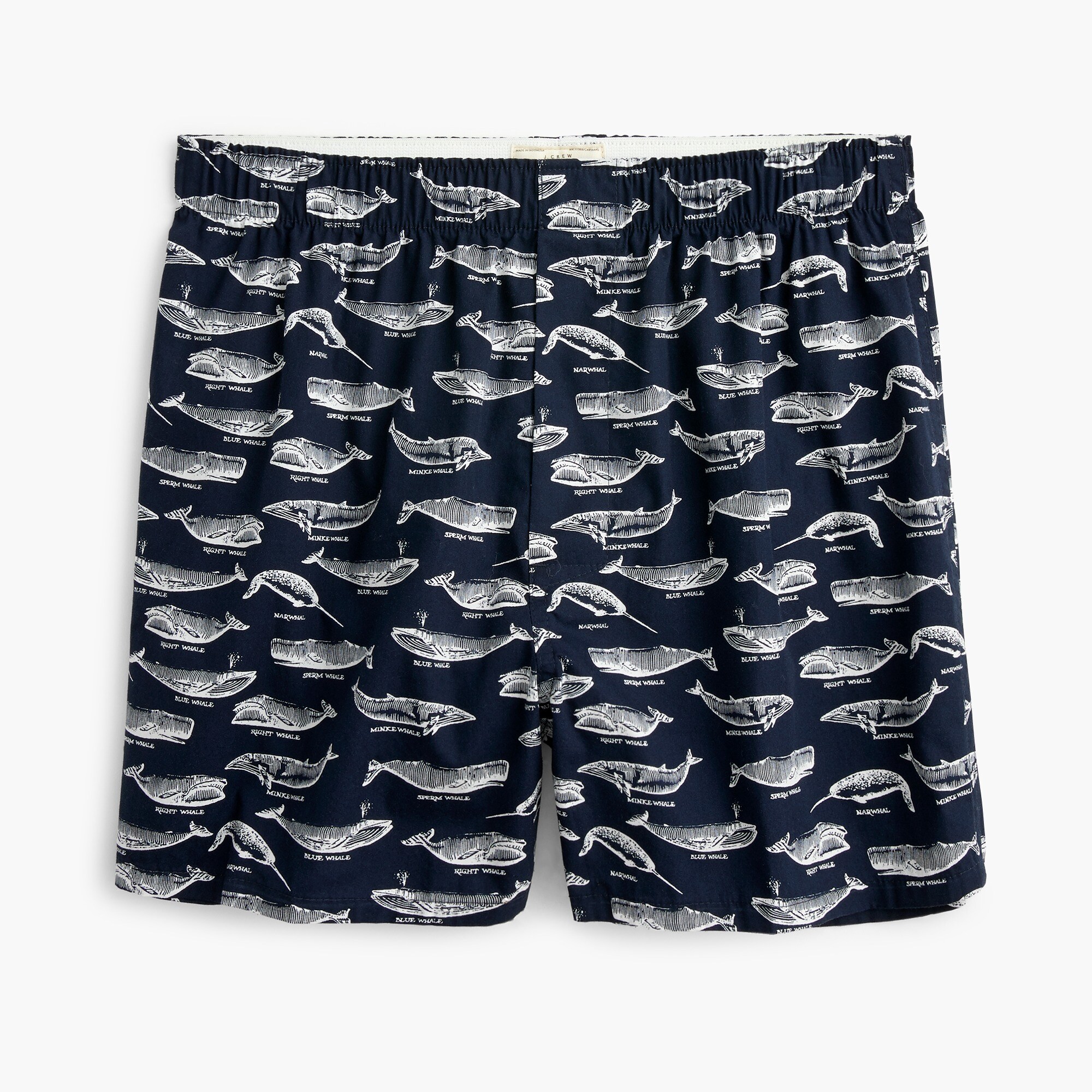 mens Boxers in whaler print