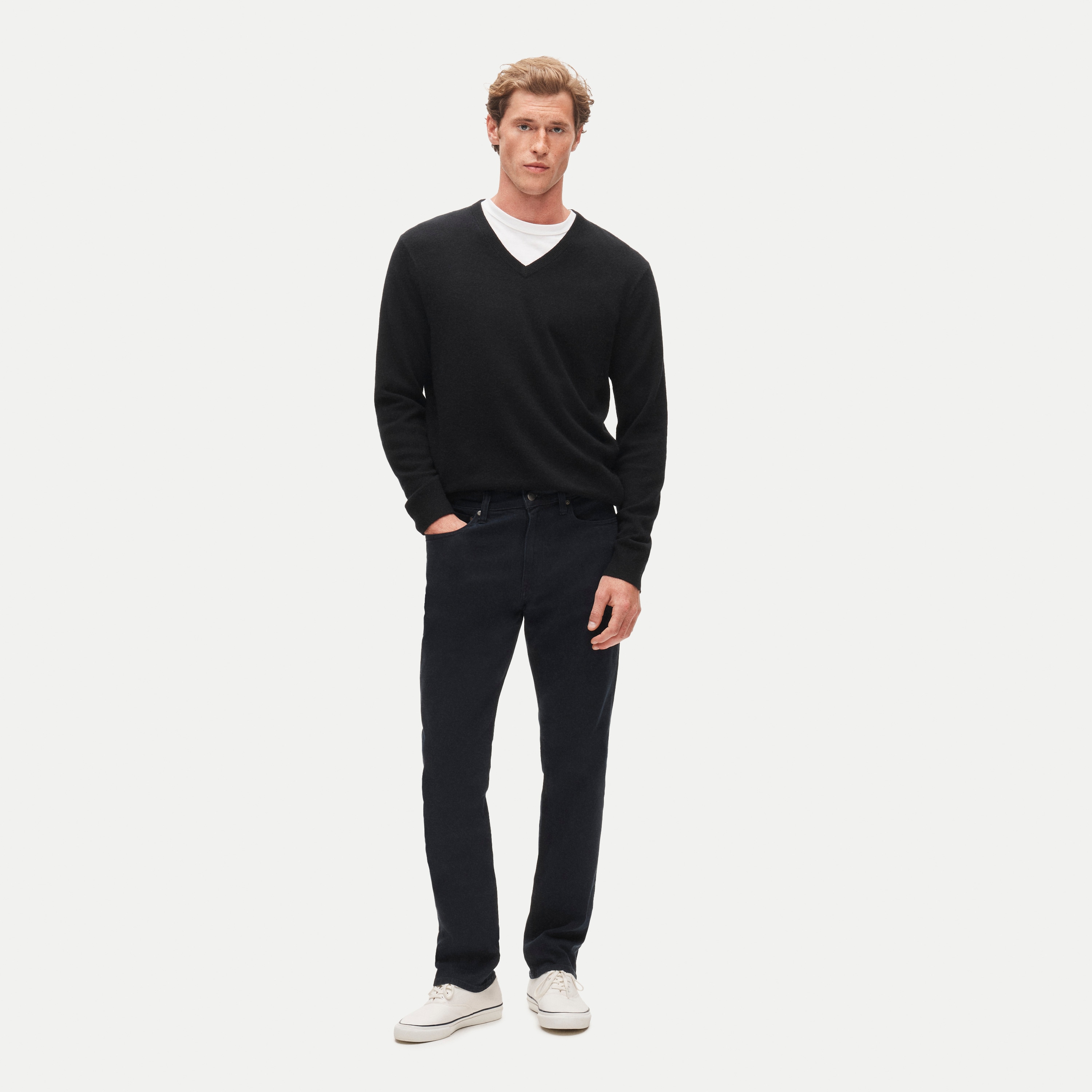 770™ Straight-fit stretch jean in deep lake wash