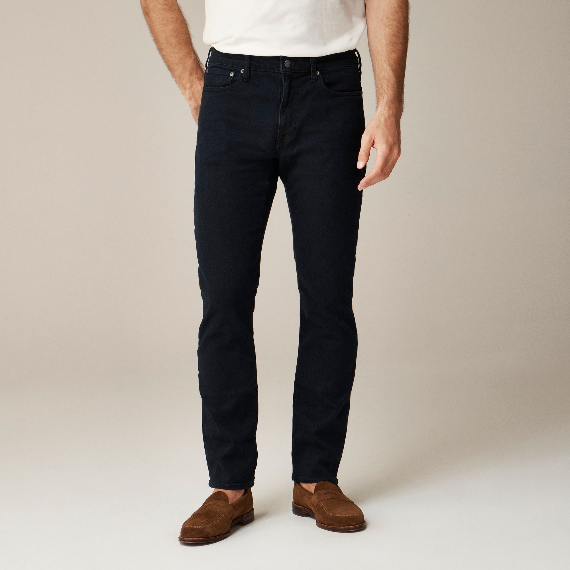 j.crew: 770™ straight-fit stretch jean in deep lake wash for men